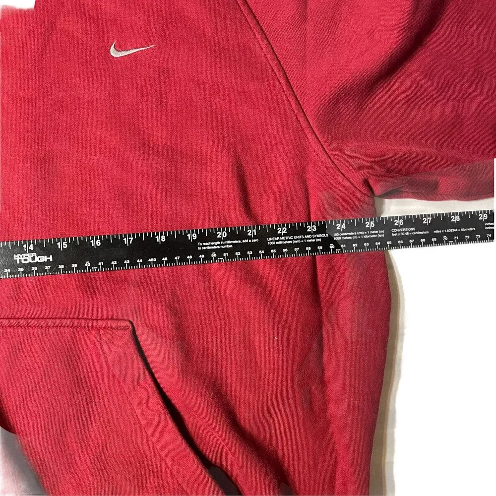 Vintage Nike Hoodie Red Swoosh Travis Scott XL Essential 90s 00s‎
